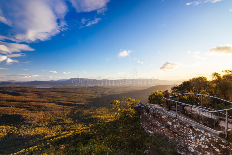 Reed Lookout Grampians Australia Stock Photo - Image of landscape ...