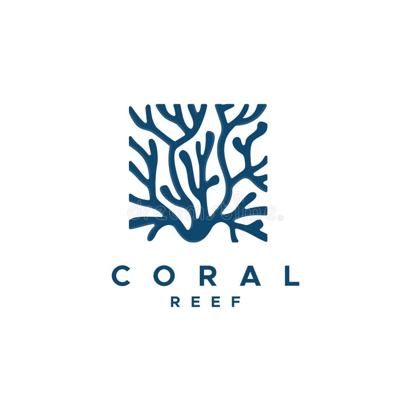 Reef Coral Vector Logo Design Stock Illustrations 2,578 Reef Coral