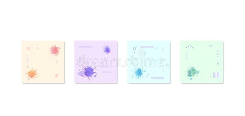 Reeks banners voor sociale media netwerken Vector illustratie royalty-vrije illustratie Reeks banners voor sociale media netwerken Vector illustratie royalty-vrije illustratie