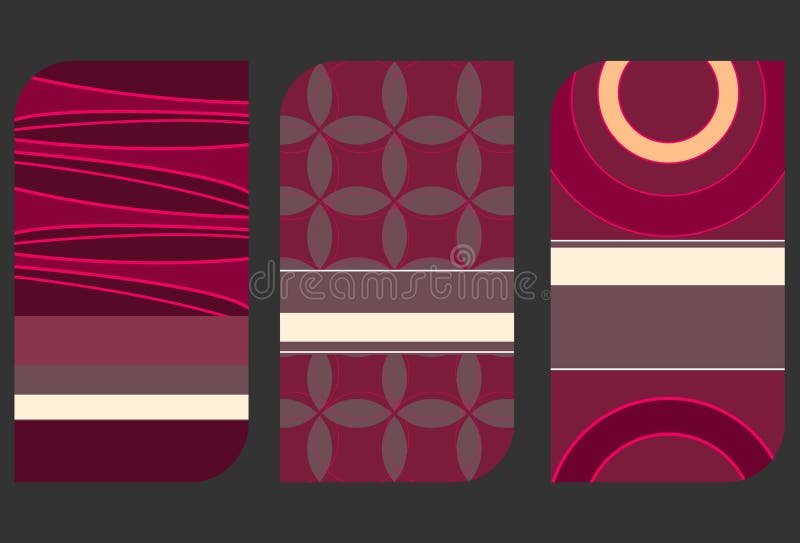 Reeks kleurrijke kaartillustraties vector illustratie Reeks kleurrijke kaartillustraties vector illustratie