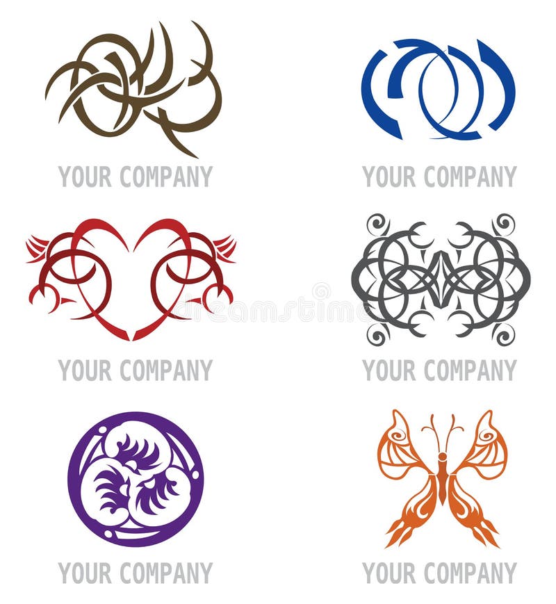 Set of Tattoo Icons for Logo Design - Tattoo and Celtic Patterns. Set of Tattoo Icons for Logo Design - Tattoo and Celtic Patterns.