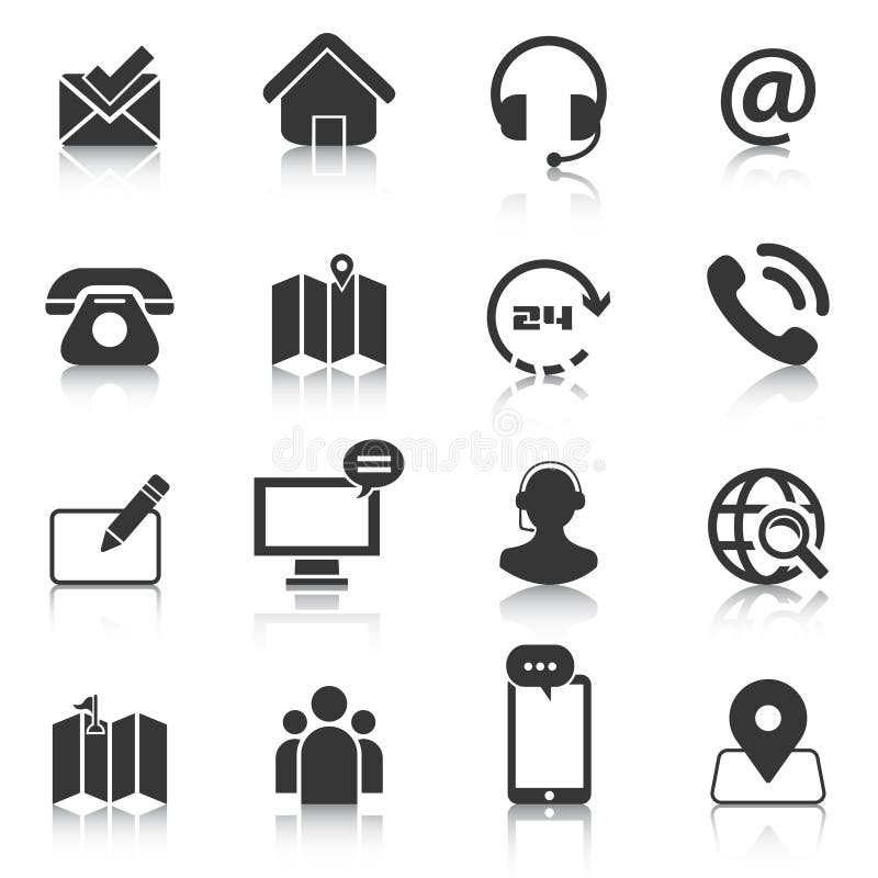 Reeks van contact ons pictogrammen, kaartplaats, telefoon Vector illustratie vector illustratie Reeks van contact ons pictogrammen, kaartplaats, telefoon Vector illustratie vector illustratie