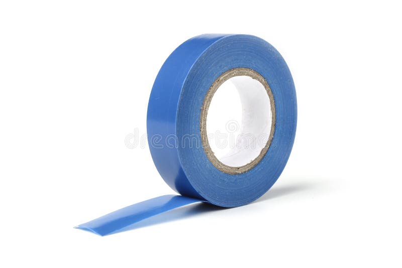 Reel of Blue Electrical Tape Stock Image Image of adhesive, isolation