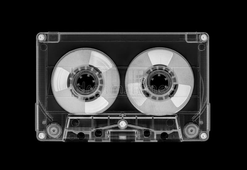 Reel 2 Reel Cassette Isolated Stock Photo - Image of disco, classic:  284368424