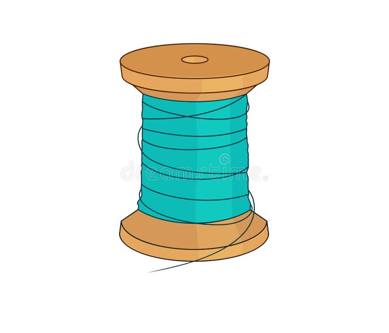 Needle Cotton Reel Drawing Stock Illustrations 441 Needle Cotton Reel Drawing Stock