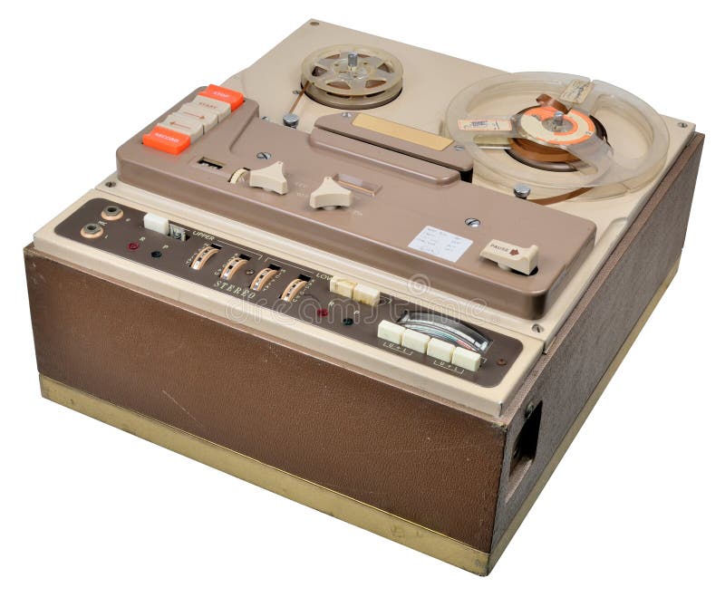 Reel to reel tape recorder stock image. Image of stereo - 33013231