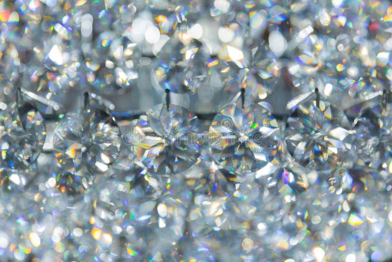 Refection caustic of diamond crystal jewel light reflect
