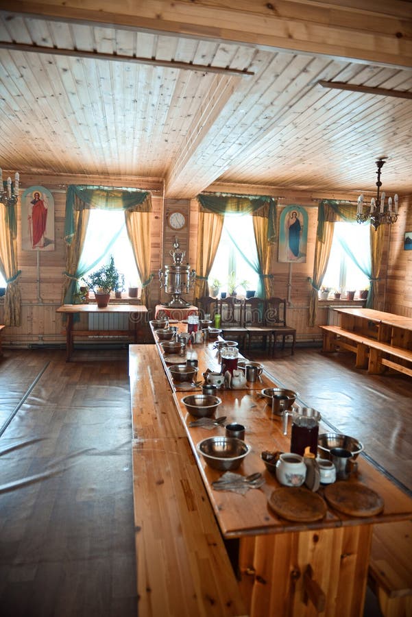 Refectory Manasrery στοκ εικόνες Refectory Manasrery στοκ εικόνες