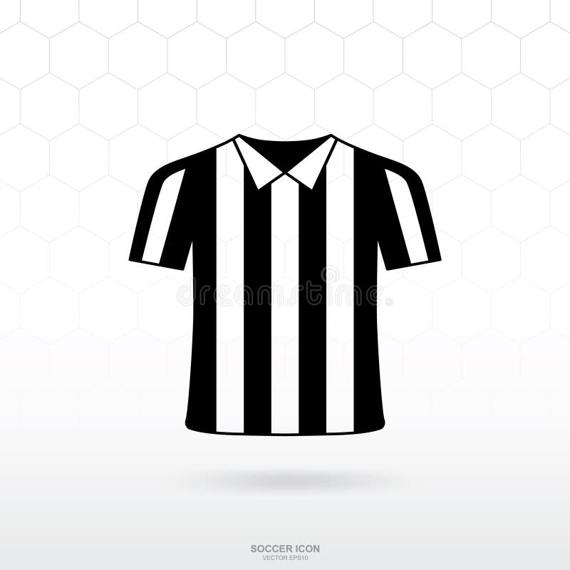 Referee Shirt Icon, Outline Style Stock Vector - Illustration of signaling,  isolated: 196670530