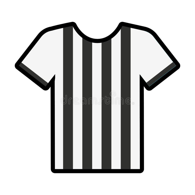 Referee Shirt Icon, Outline Style Stock Vector - Illustration of signaling,  isolated: 196670530
