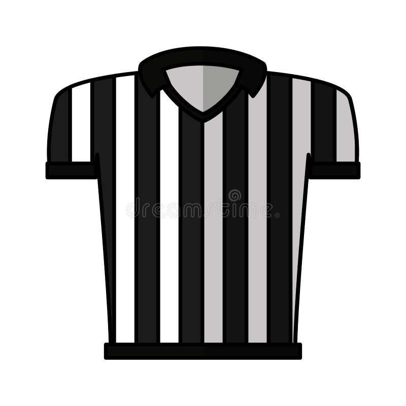 Referee shirt uniform icon stock vector. Illustration of game - 86461856