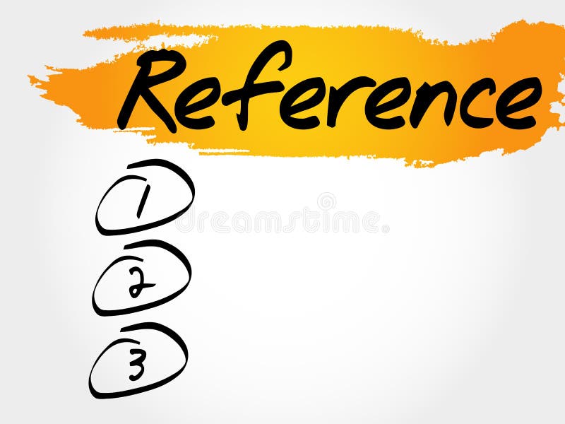Reference blank list stock illustration. Illustration of comment ...