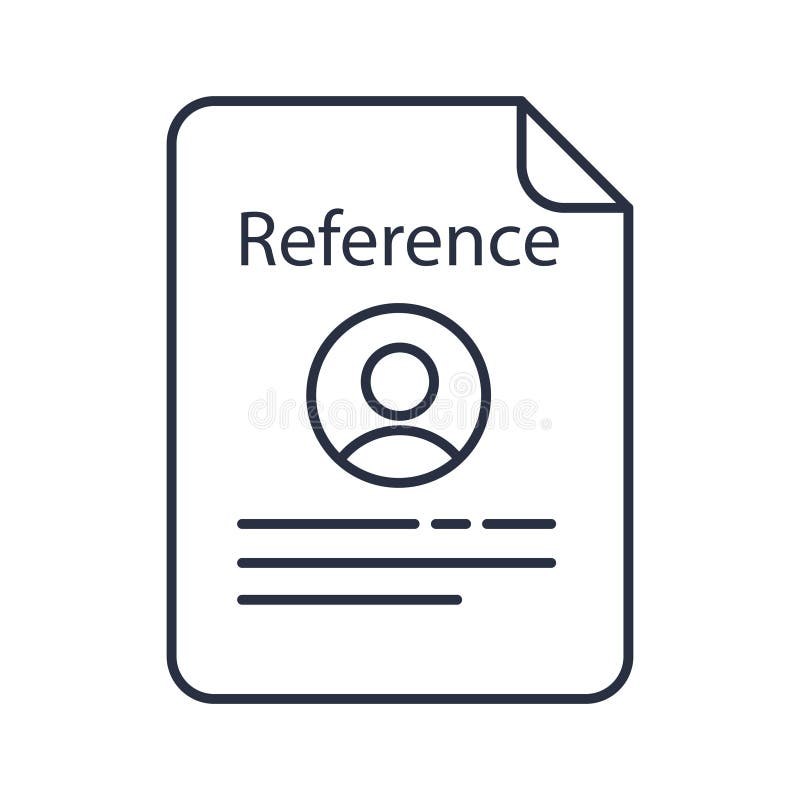 Reference letter color icon. Recommendation letter. Employment reference. Job application. Isolated vector illustration vector illustration Reference letter color icon. Recommendation letter. Employment reference. Job application. Isolated vector illustration vector illustration
