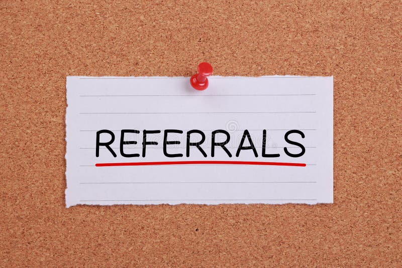Referrals Concept Note stock images