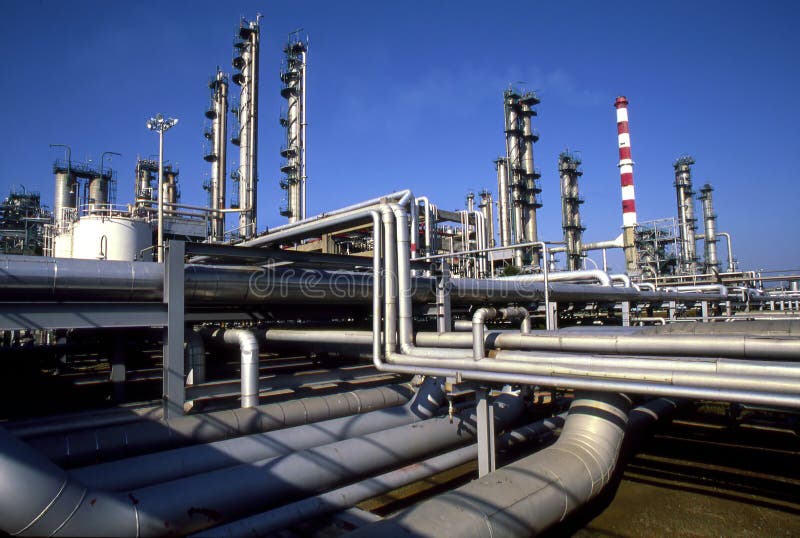 Refinaria imagem de stock Refinaria imagem de stock