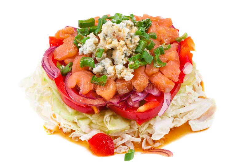 Refined salad stock photo. Image of blue, eating, fish 49503296