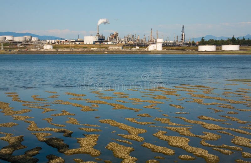 Refinery at Low Tide