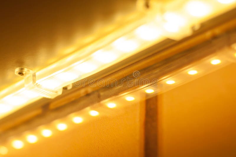 How To Make Good Lighting in the Kitchen at Home with Your Hands Stock