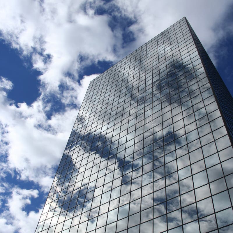 Reflection of clouds