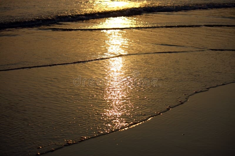 Reflection in the sea water royalty free stock photos