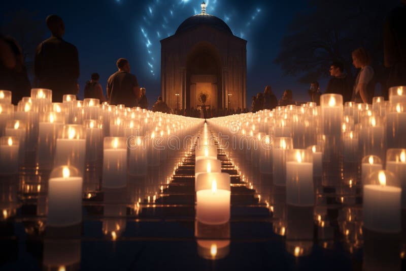 Reflective visuals of survivors and supporters. generative ai