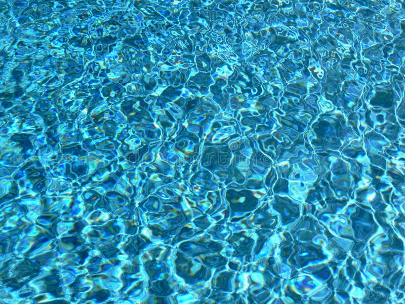 Reflexiones de la textura del agua de la piscina