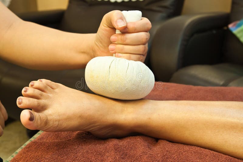 Reflexology foot massage stock photo. Image of pamper 18315902