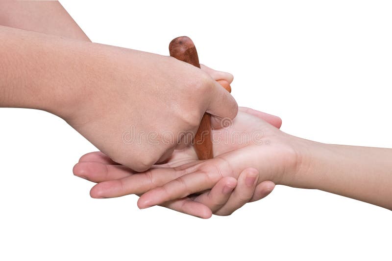 Reflexology hand massage,Thai spa massage stock image Reflexology hand massage,Thai spa massage stock image