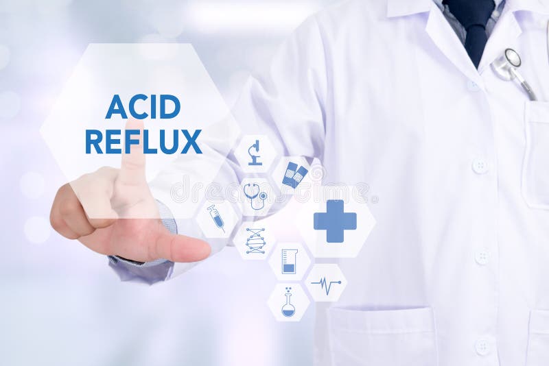 Reflux ácido fotografia de stock royalty free Reflux ácido fotografia de stock royalty free