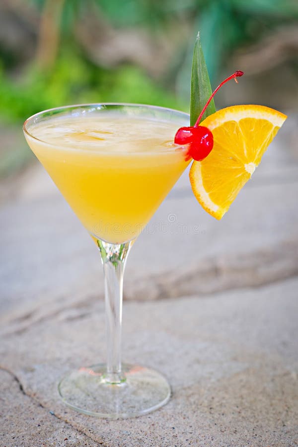 Tropical daiquiri cocktail stock image. Image of juice 31589461