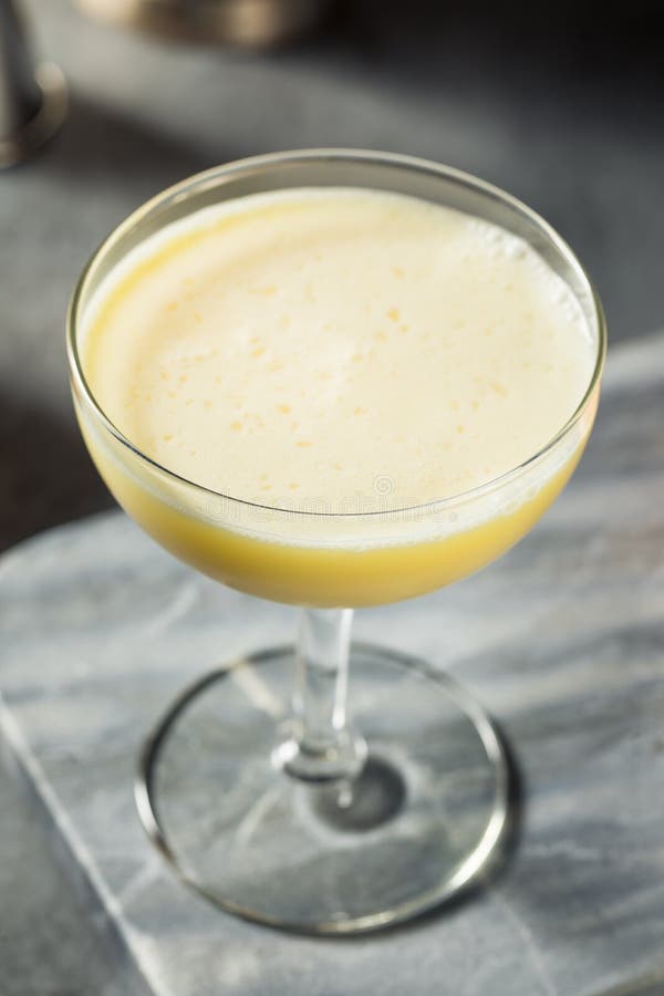Refreshing Boozy Golden Dream Cocktail Stock Photo - Image of taste ...