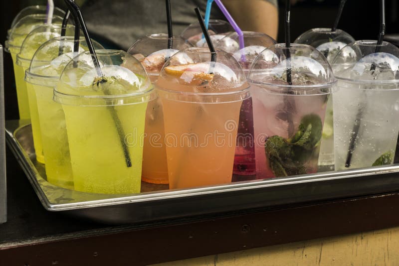 Refreshing Cocktails in Hot Weather Stock Image Image of freshness