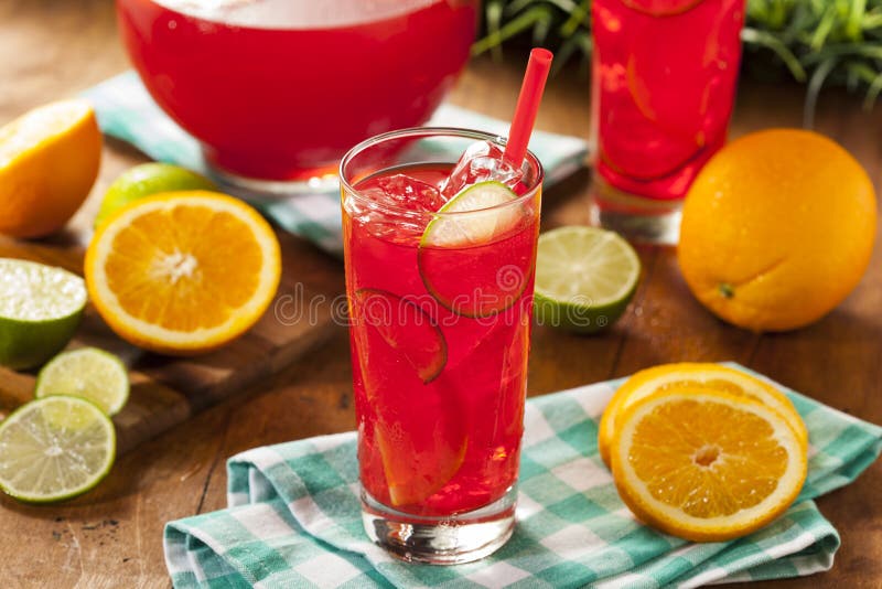 Refreshing Cold Fruit Punch