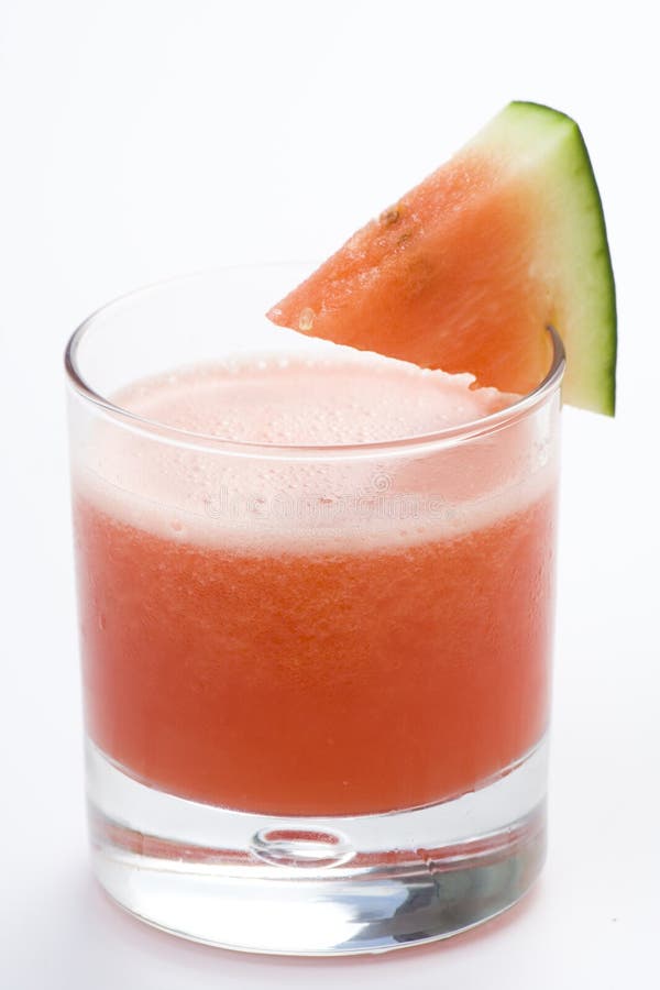 Refreshing cold watermelon juice