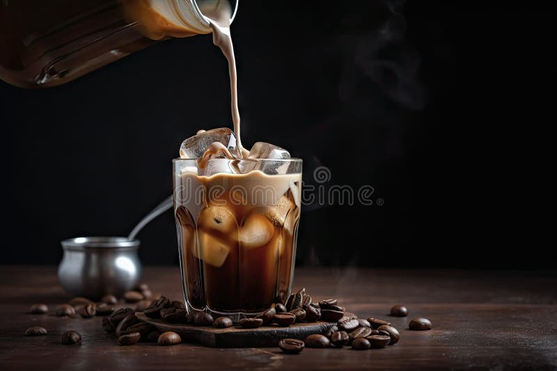 Cold Brewed Iced Latte Coffee On Plastic Cup Side View Generative Ai  Technology, Ice, Coffee, Latte PNG Transparent Image and Clipart for Free  Download