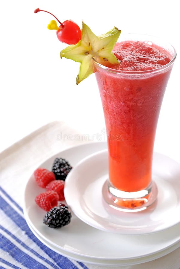 Refreshing mixed drink royalty free stock photography