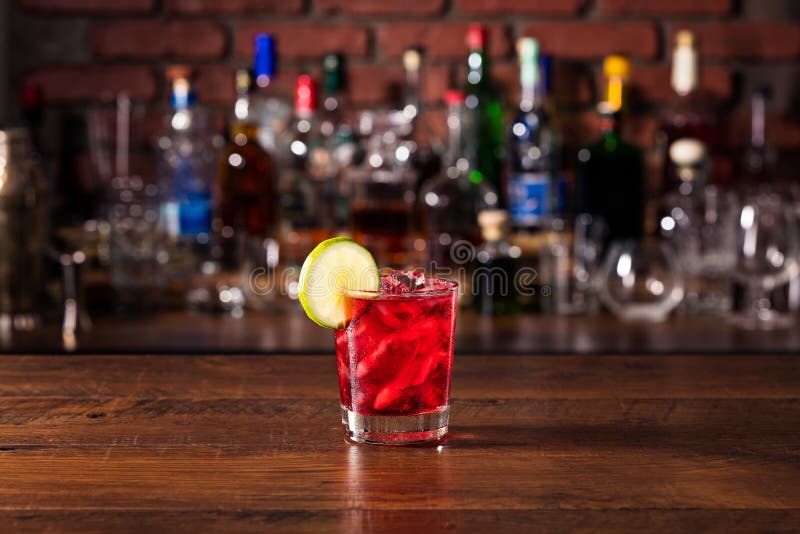 Refreshing Vodka Cranberry Cocktail Stock Image Image of delicious