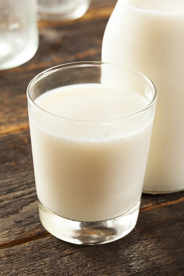 Refreshing White Cold Organic Milk Stock Image - Image of fresh ...