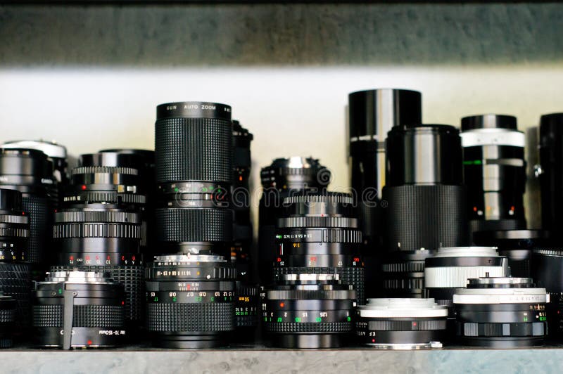 Refurbished lenses stock image. Image of gear, objective 27117053