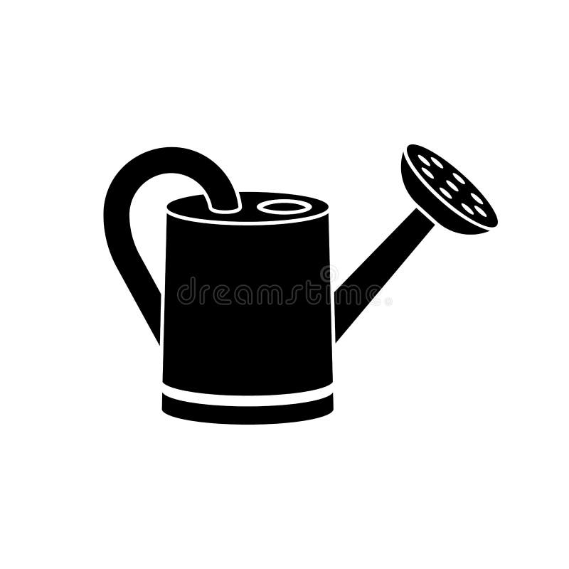 Regadera, icono negro de la silueta libre illustration Regadera, icono negro de la silueta libre illustration
