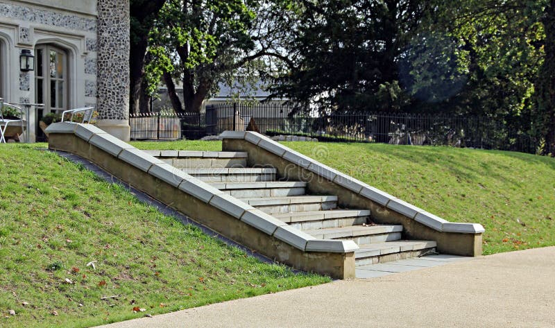 Regal castle steps
