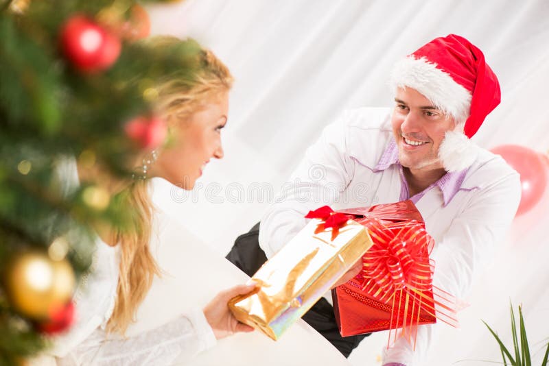 Regalo di Natale fotografia stock libera da diritti