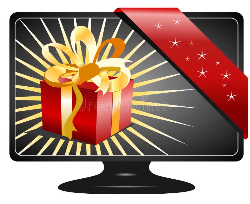 Regalo di natale, vettore royalty illustrazione gratis Regalo di natale, vettore royalty illustrazione gratis