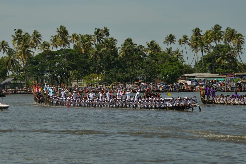 Regata 2017 del trofeo de Nehru en Kerala imagen de archivo libre de regalías Regata 2017 del trofeo de Nehru en Kerala imagen de archivo libre de regalías