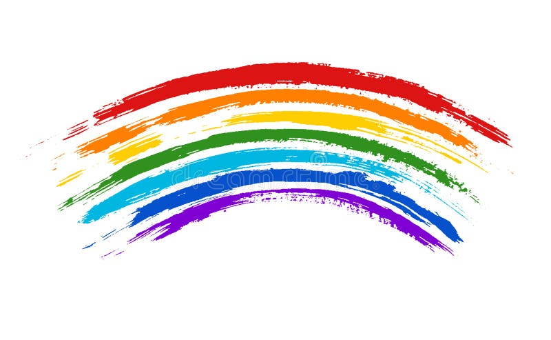 Regenbogen vektor abbildung Regenbogen vektor abbildung