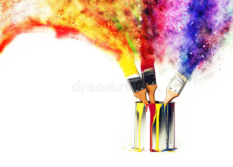Regenbogen von Farben von den Primärfarben stockbilder Regenbogen von Farben von den Primärfarben stockbilder