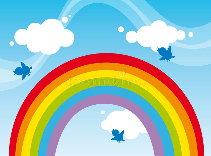regenboog royalty-vrije illustratie regenboog royalty-vrije illustratie