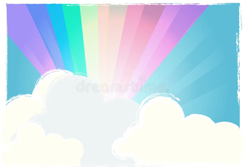 Regenboog in de hemel