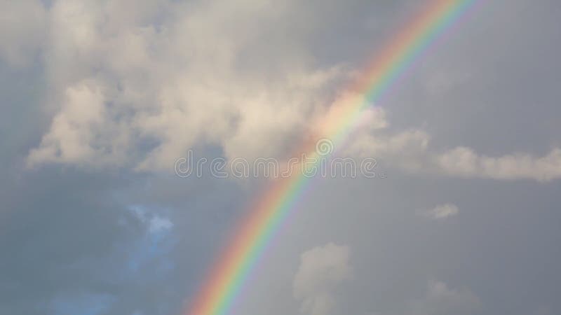 Regenboog in Hemel en Raincloud