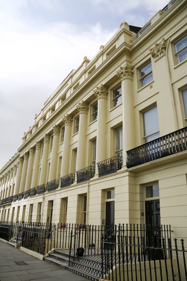 Regency Architecture Brighton Seafront Stock Photo Image of estate